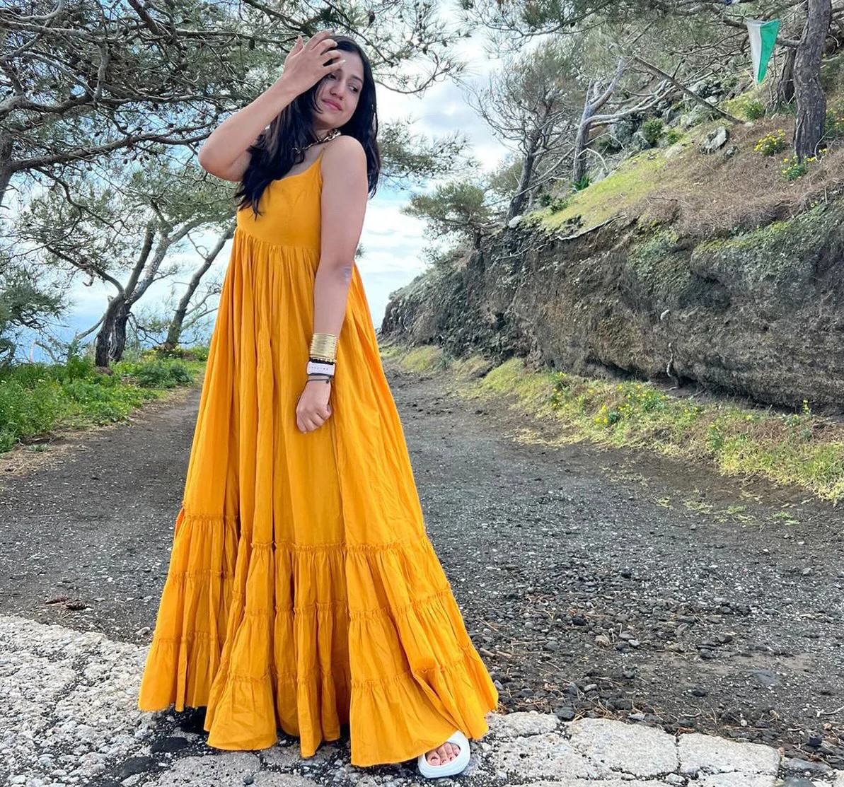 Bunaai Olivia Cotton Maxi Dress - Woolfily