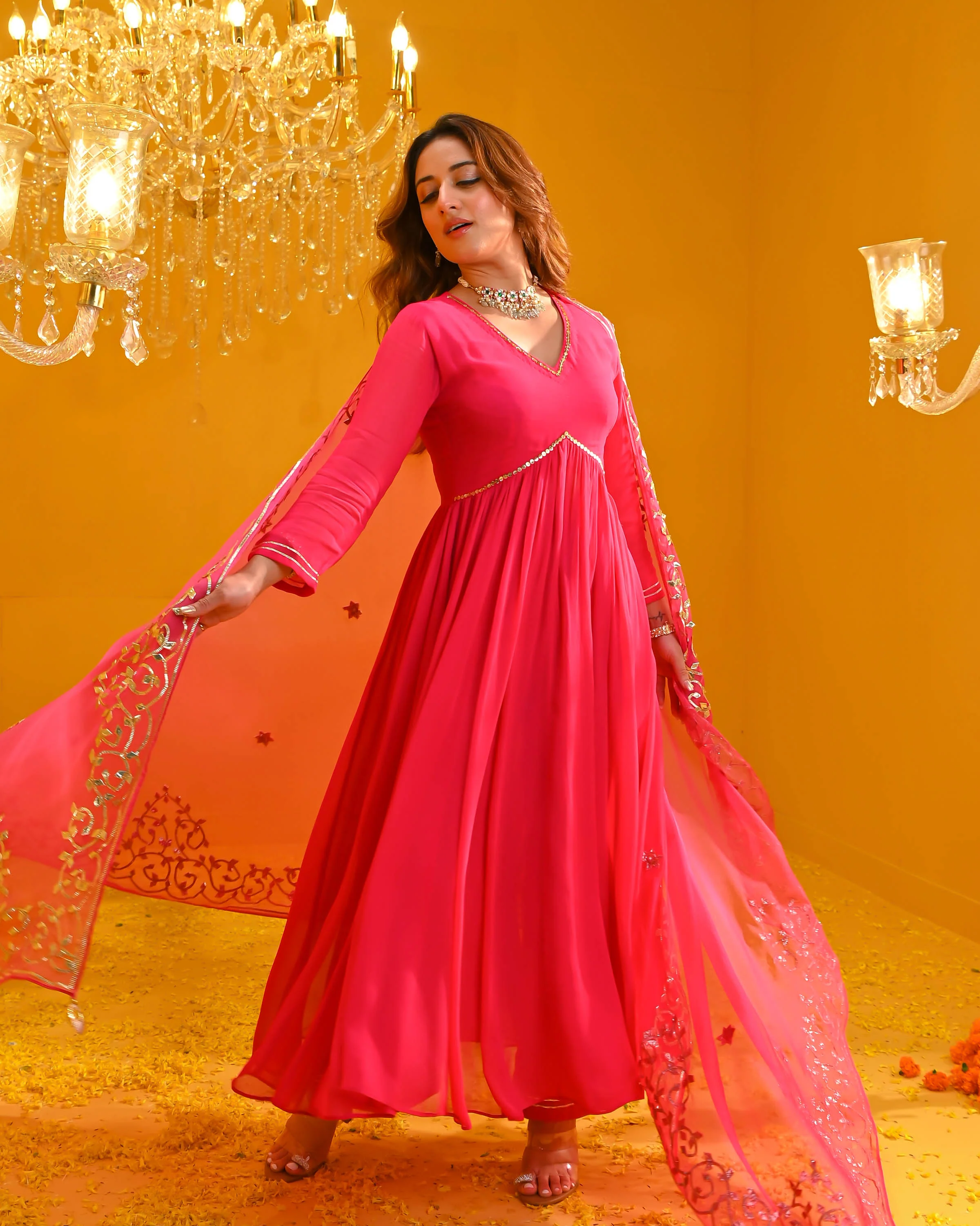 Divya Georgette Suit Set - Woolfily