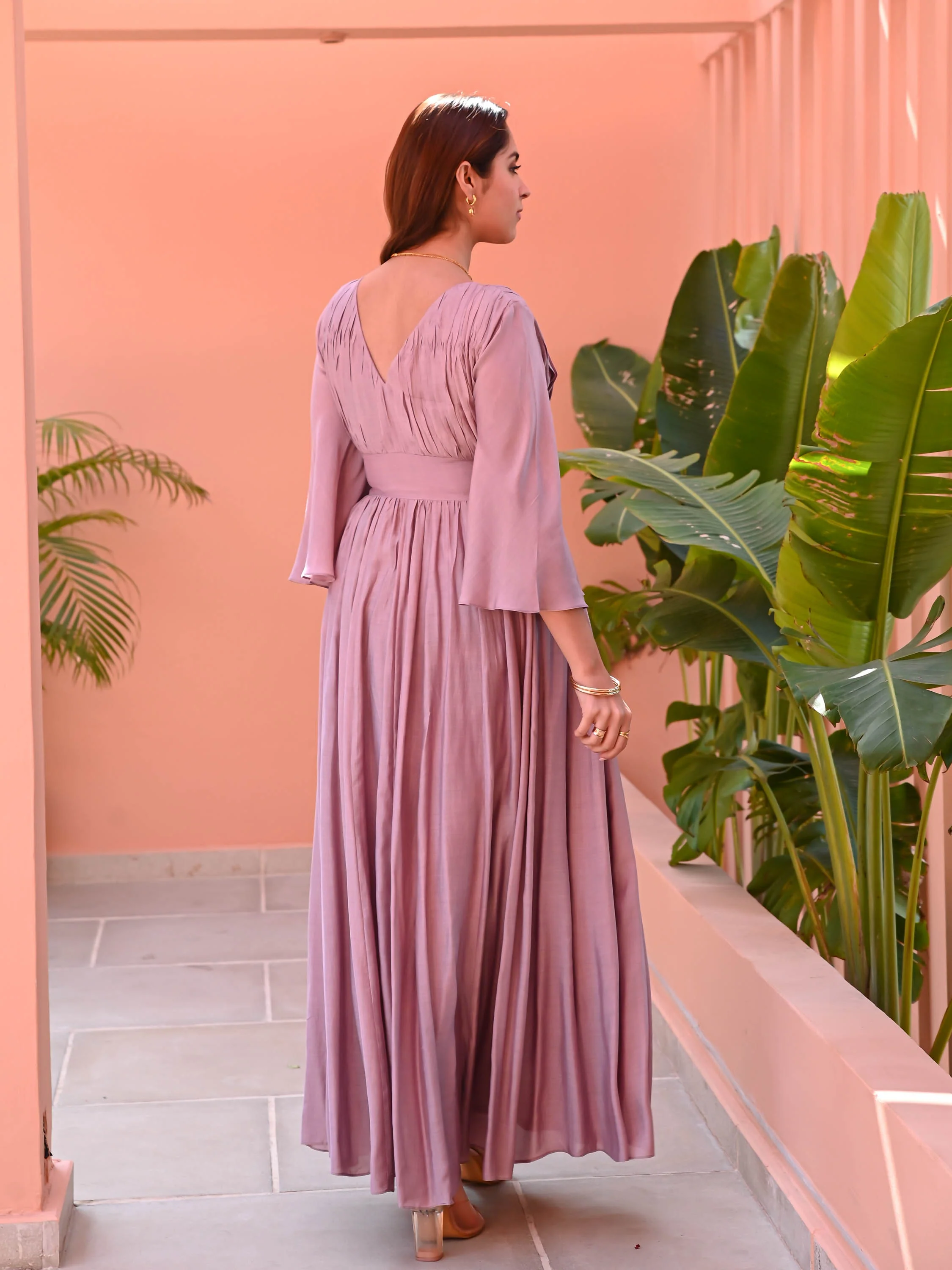 Sepia Rose Cotton Dress - Woolfily