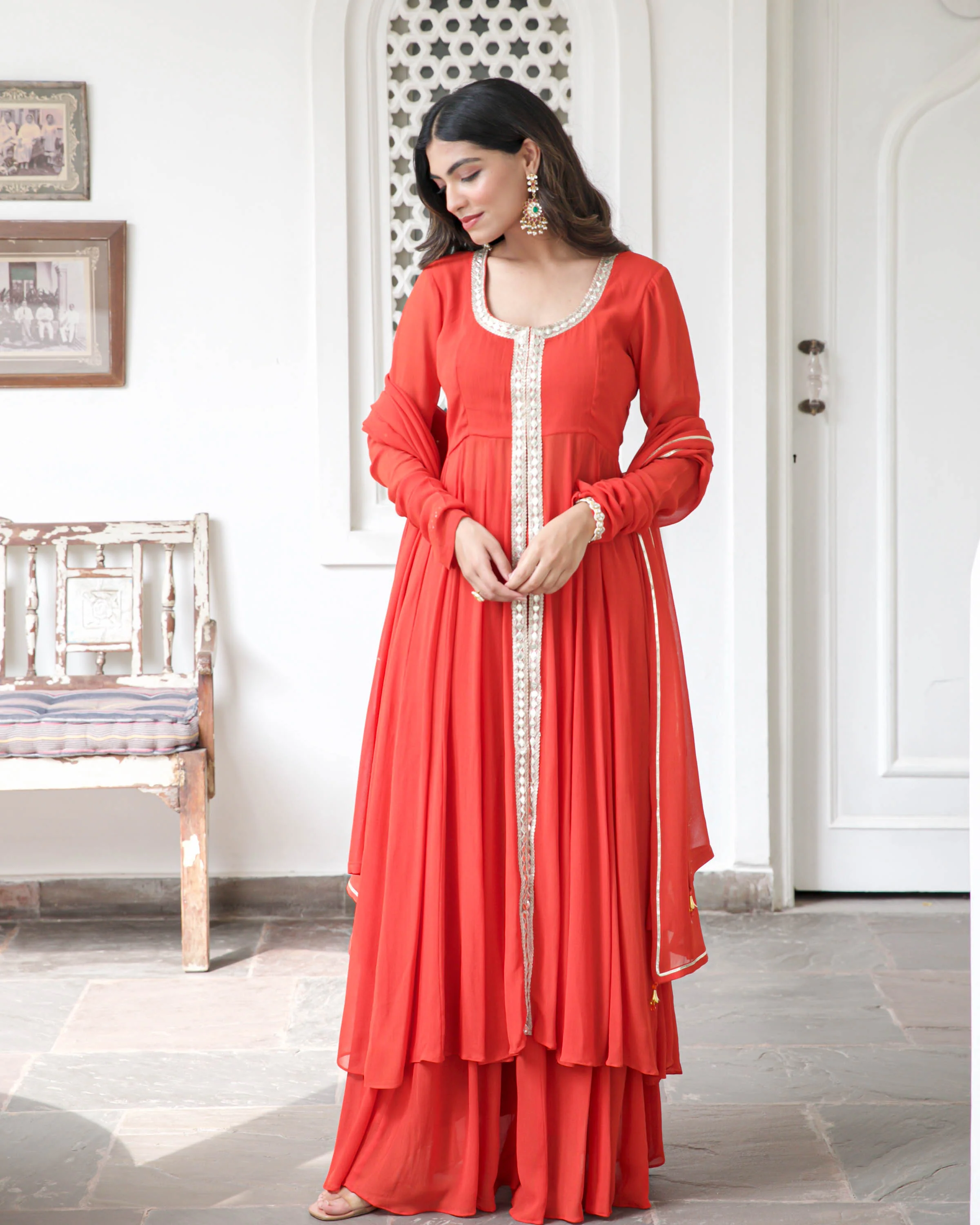 Gulab Georgette Suit Set - Woolfily