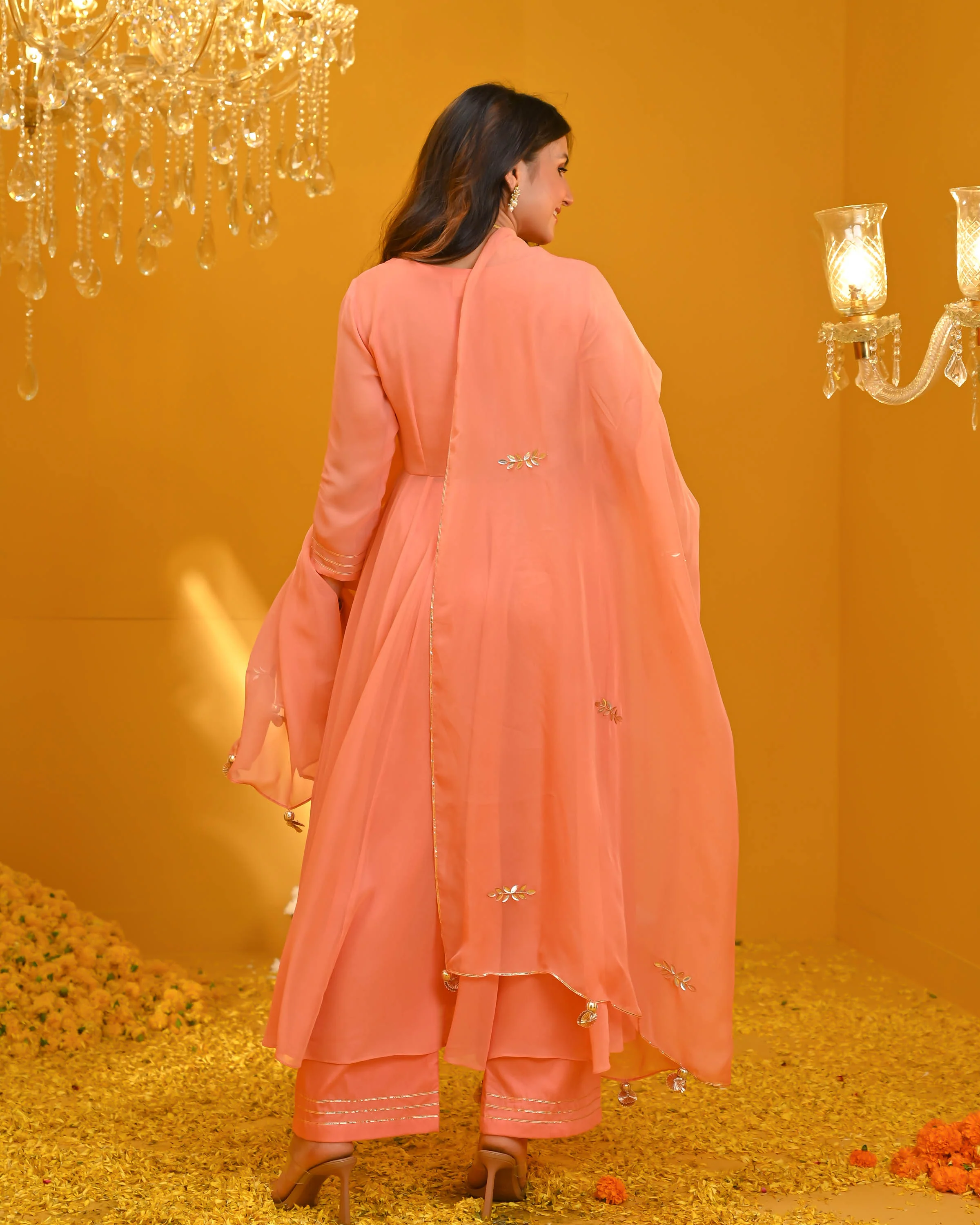 Anaya Georgette Suit Set - Woolfily