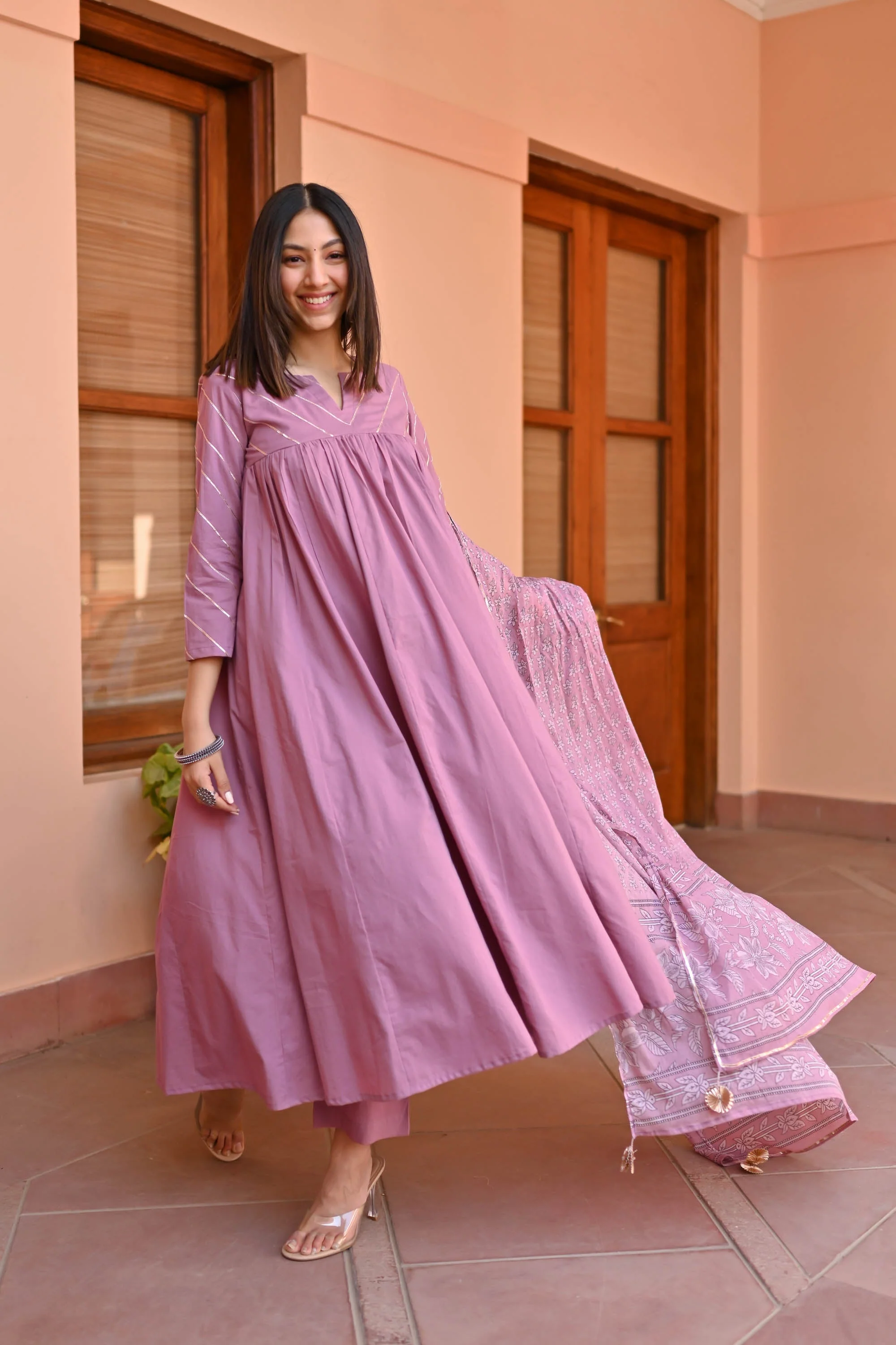 Cotton Majesty Trio Suit Set - Woolfily