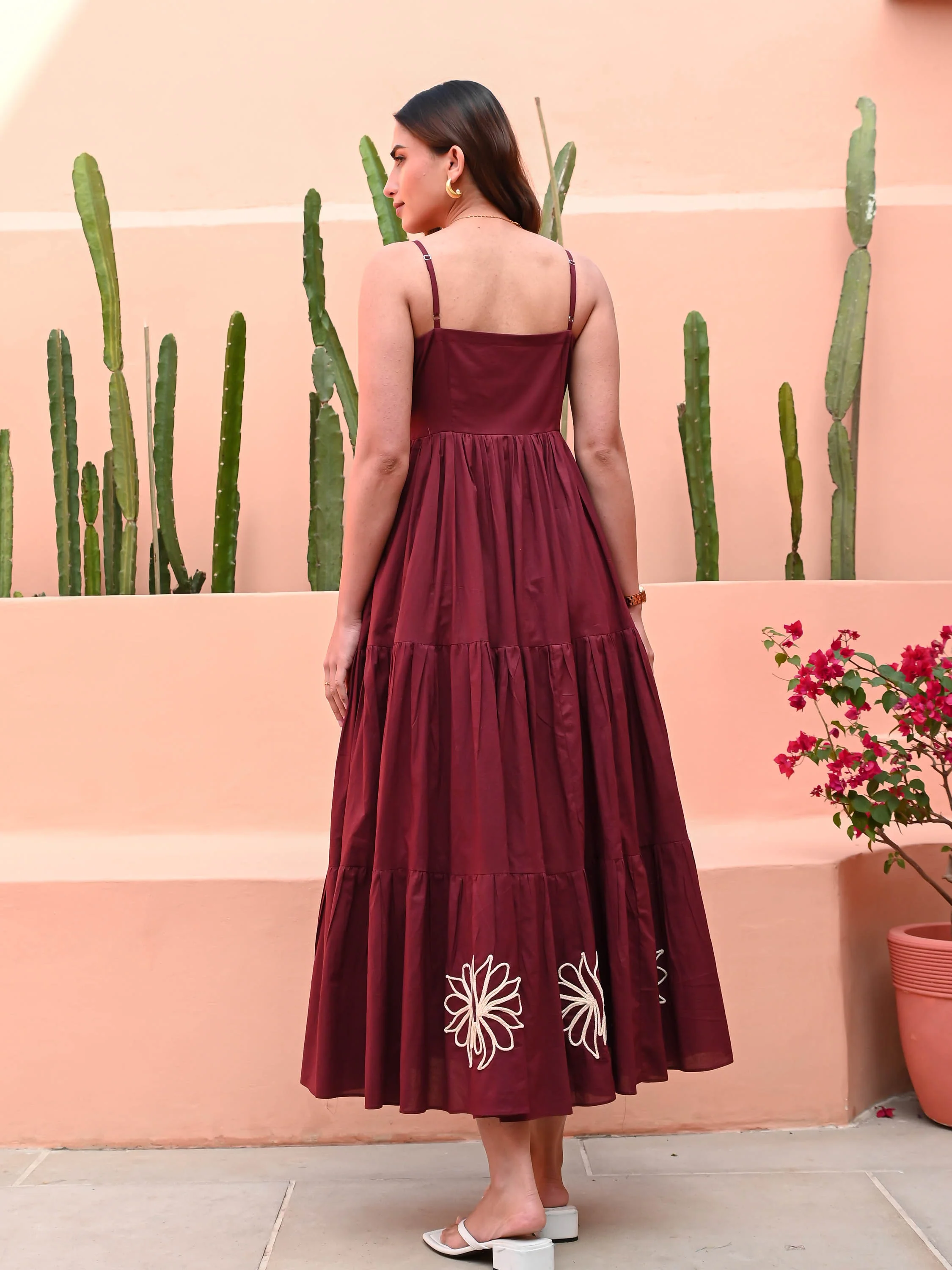 Aragon Cotton Dress - Woolfily