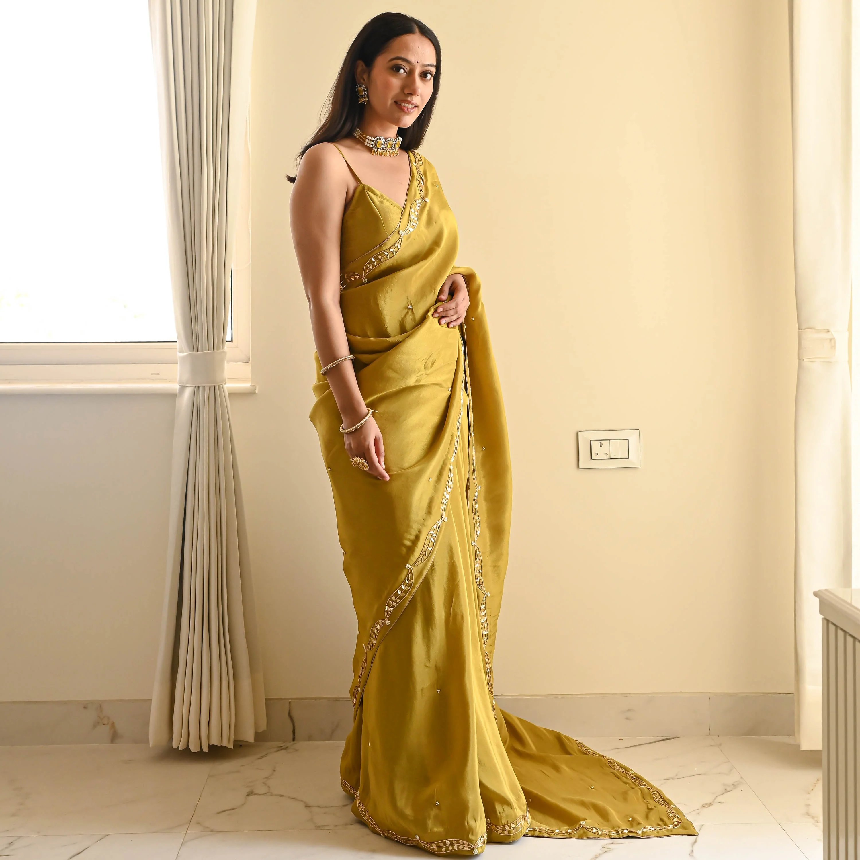 Midnight Mystique Silk Saree - Woolfily