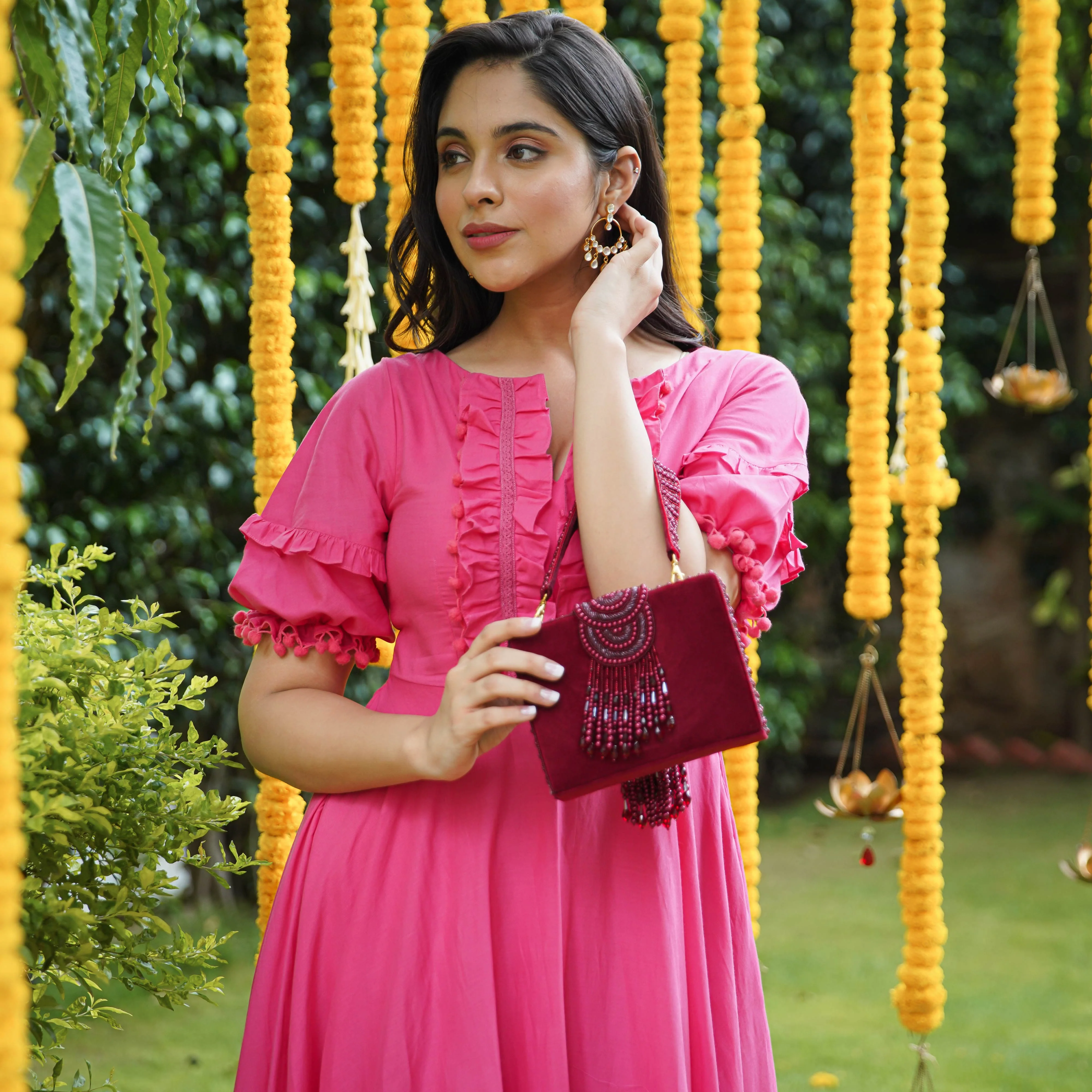 Bunaai Eliza Cotton Dress - Woolfily