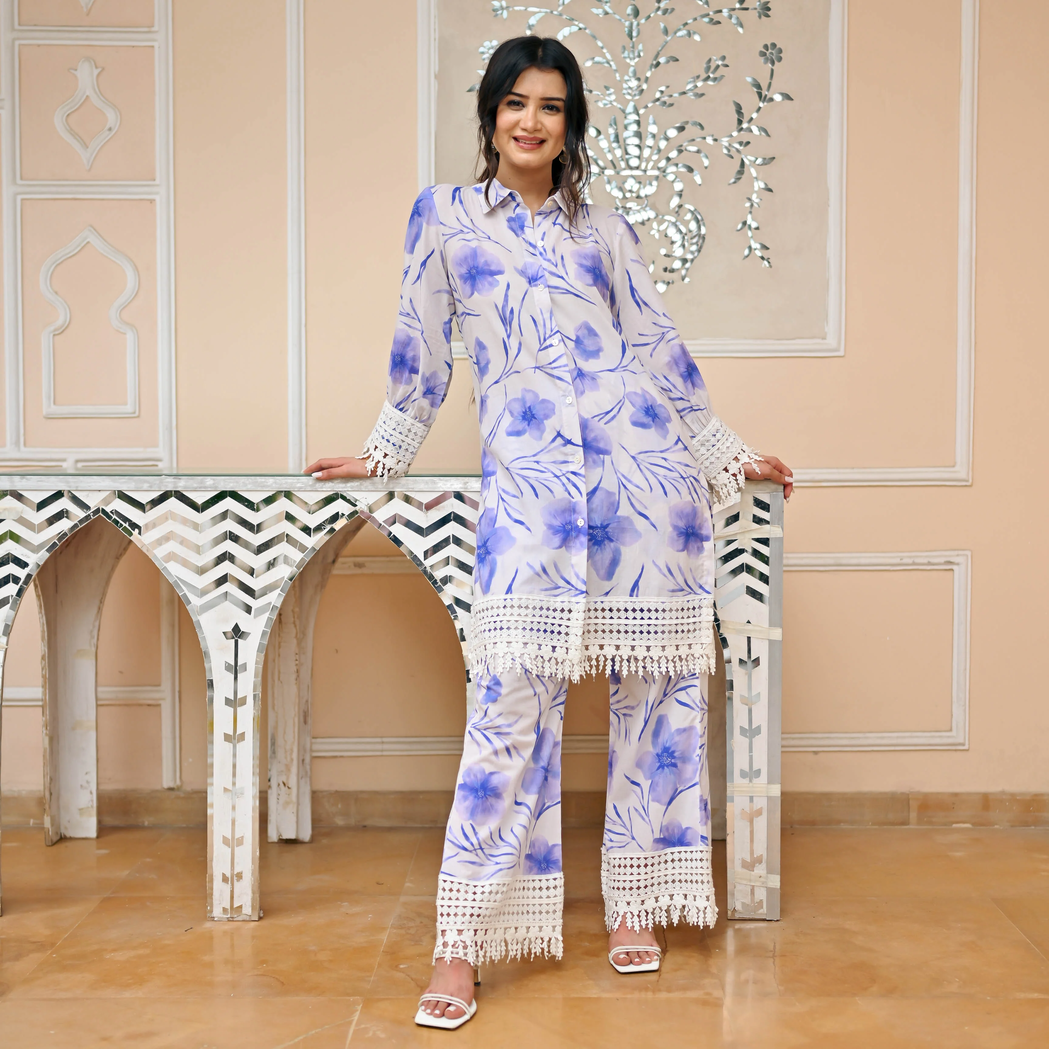 Evelyn Elegance Co-ord Set - Woolfily