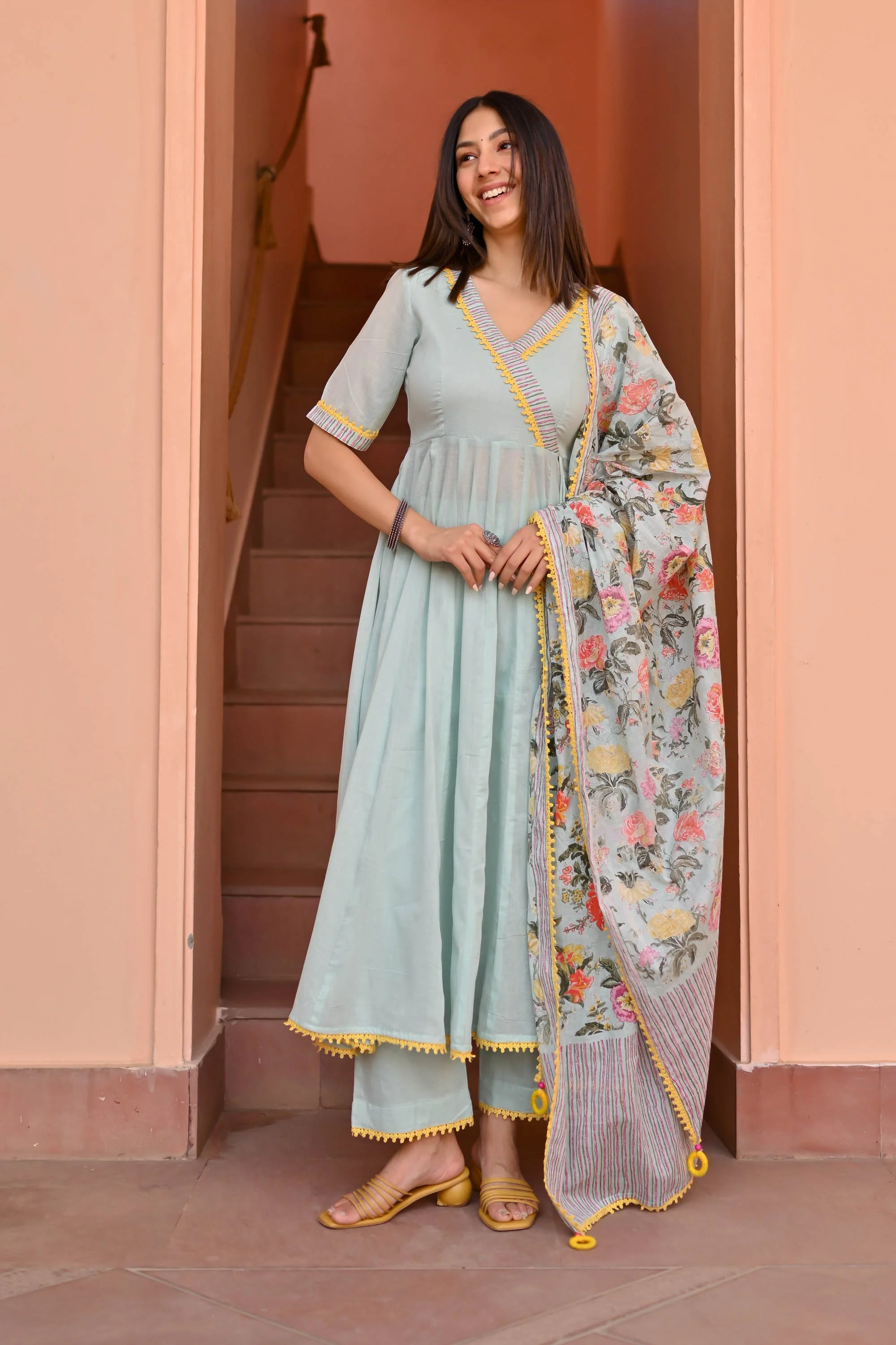 Dew Cotton Suit Set of 3 - Woolfily