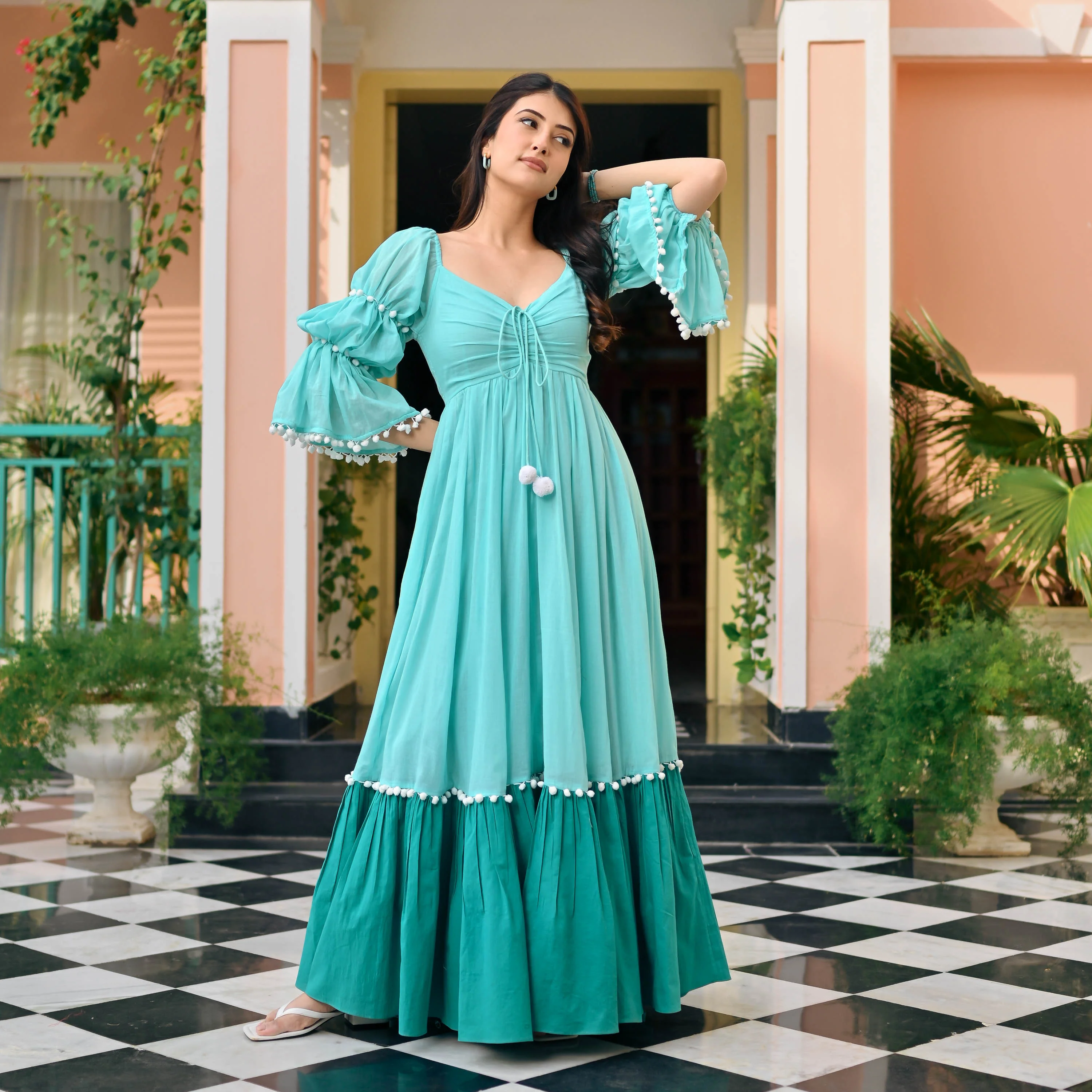 Bunaai Radiant Cotton Dress - Woolfily