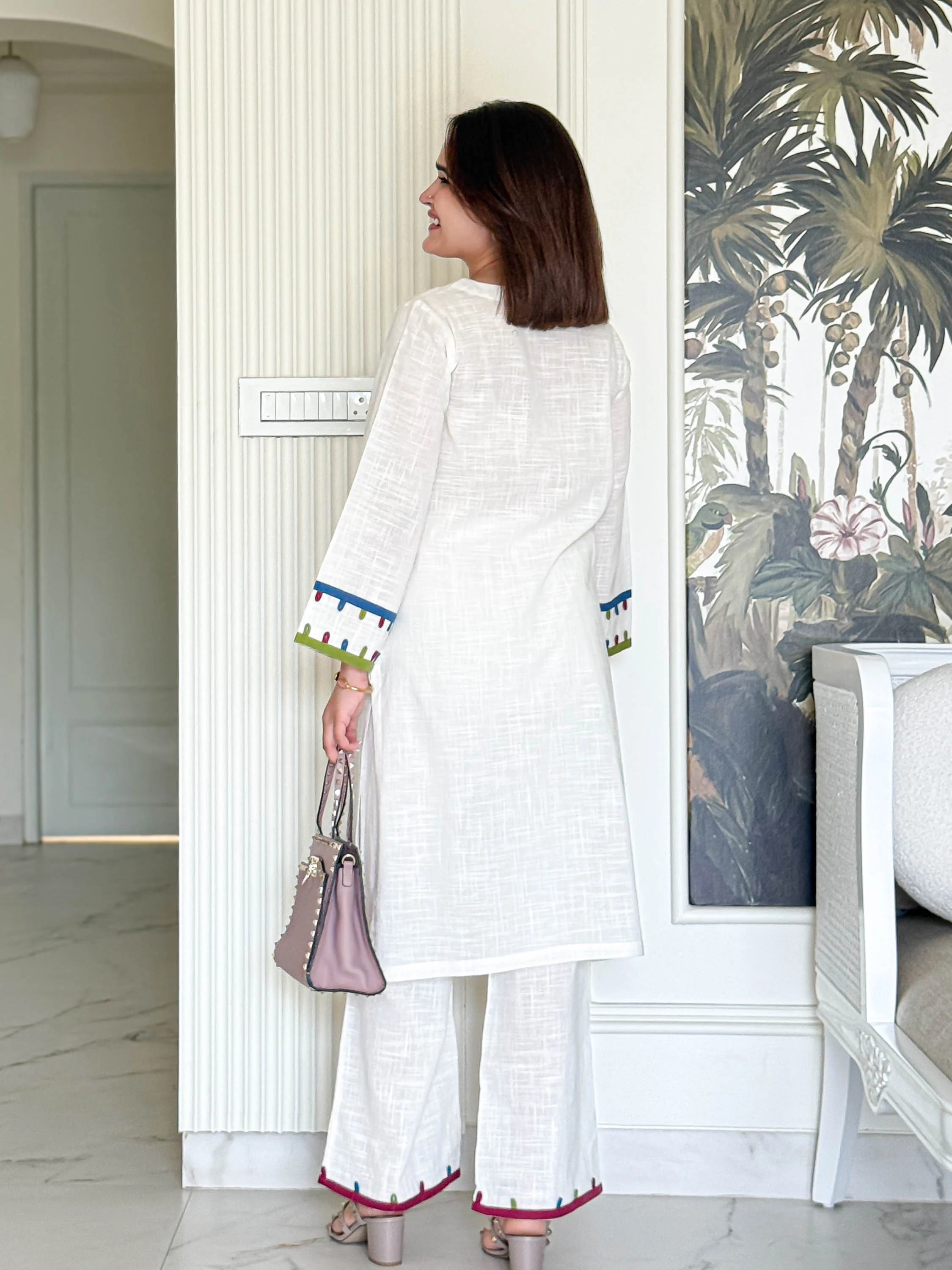 Bunaai Tropic Ties co-ord Set - Woolfily