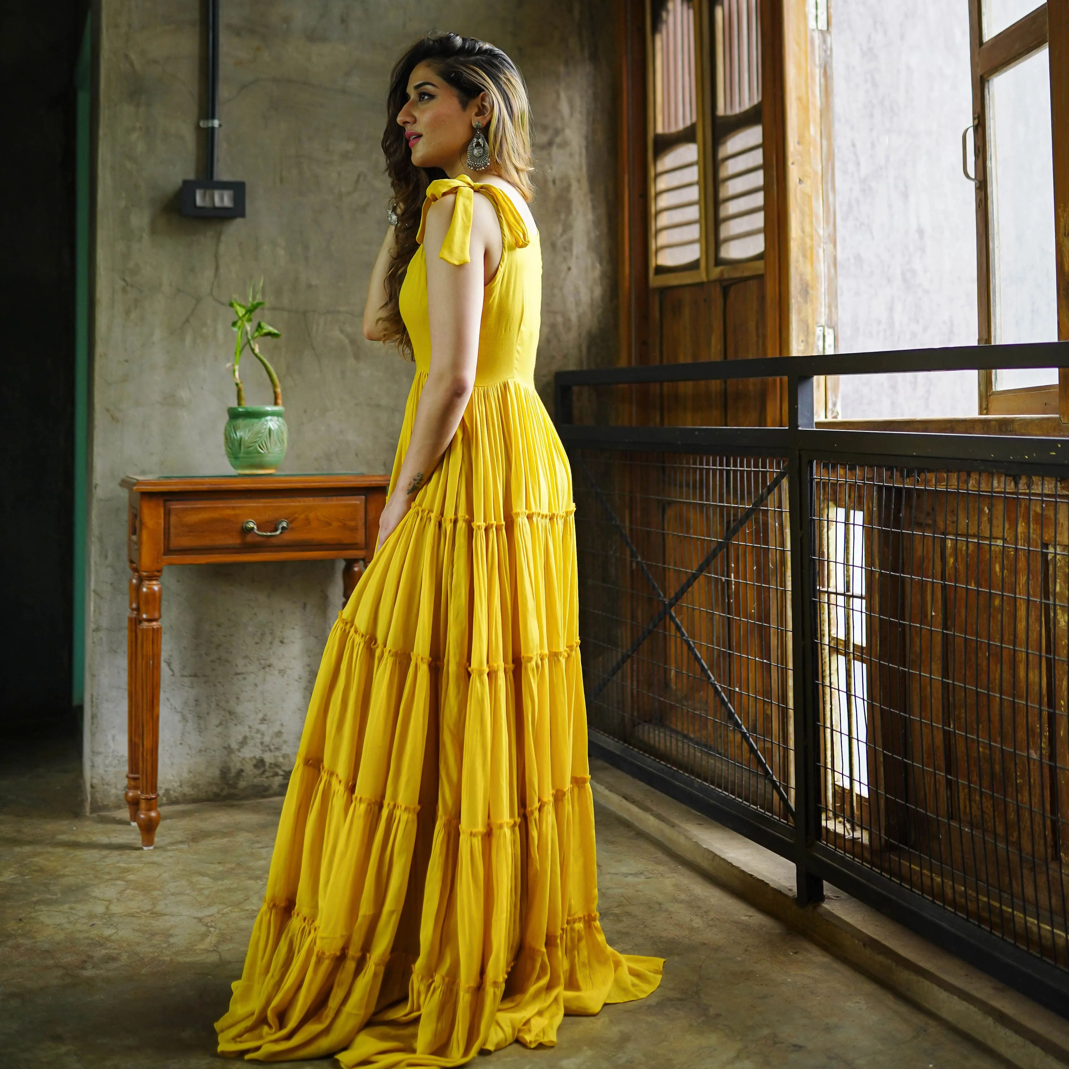 Bunaai Rylee Cotton Maxi Dress - Woolfily