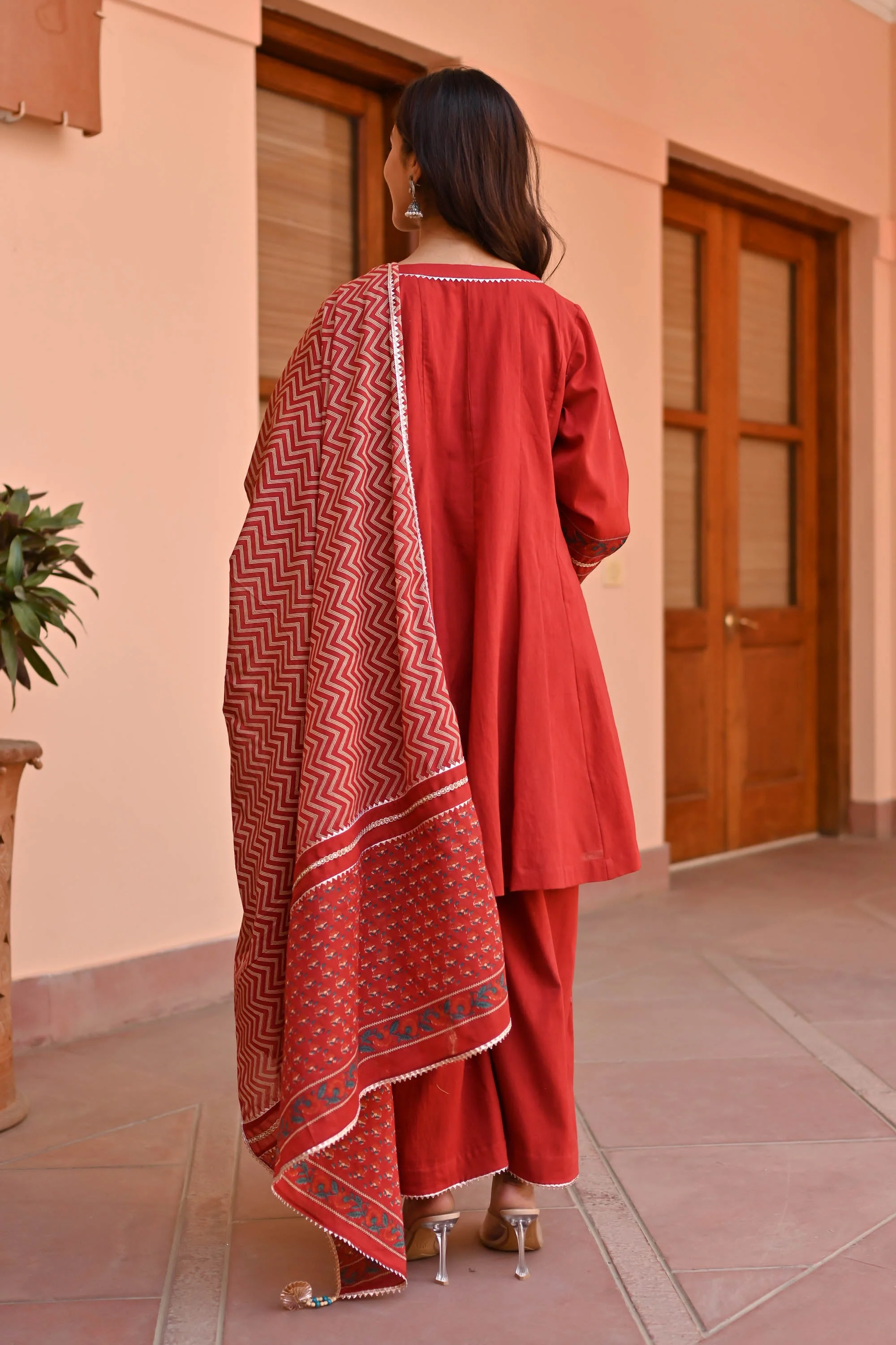 Orchid Trio Cotton Suit Set - Woolfily