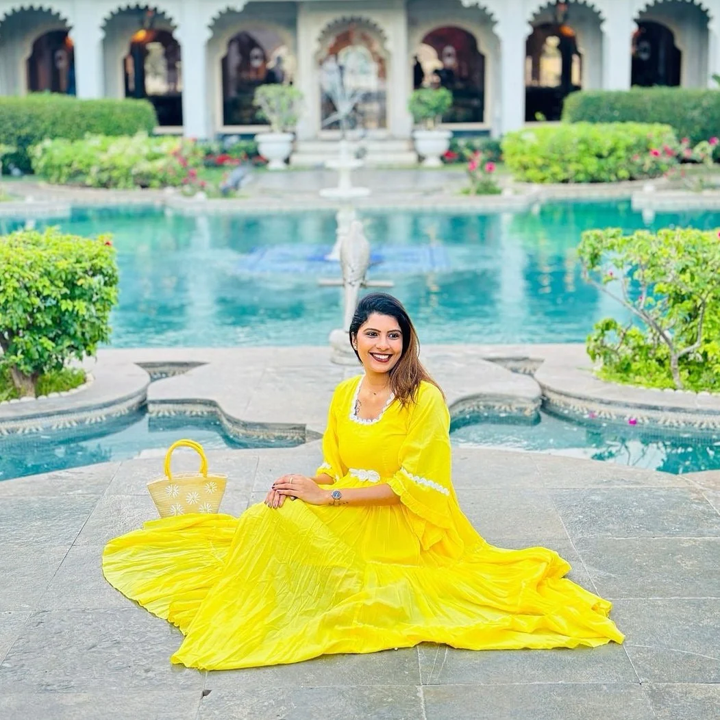 Bunaai Elfin Yellow Comfy Cotton Dress - Woolfily