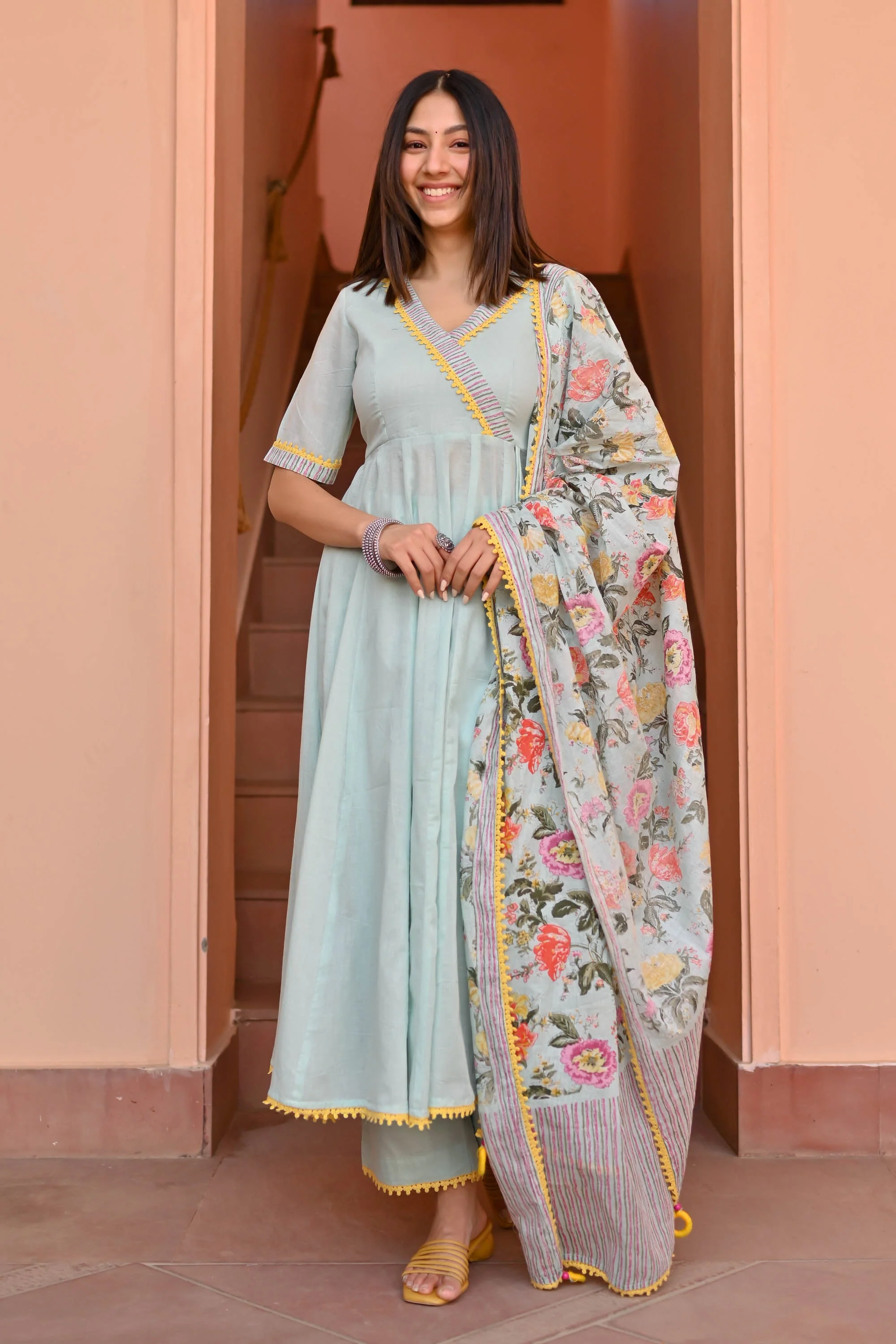 Dew Cotton Suit Set of 3 - Woolfily