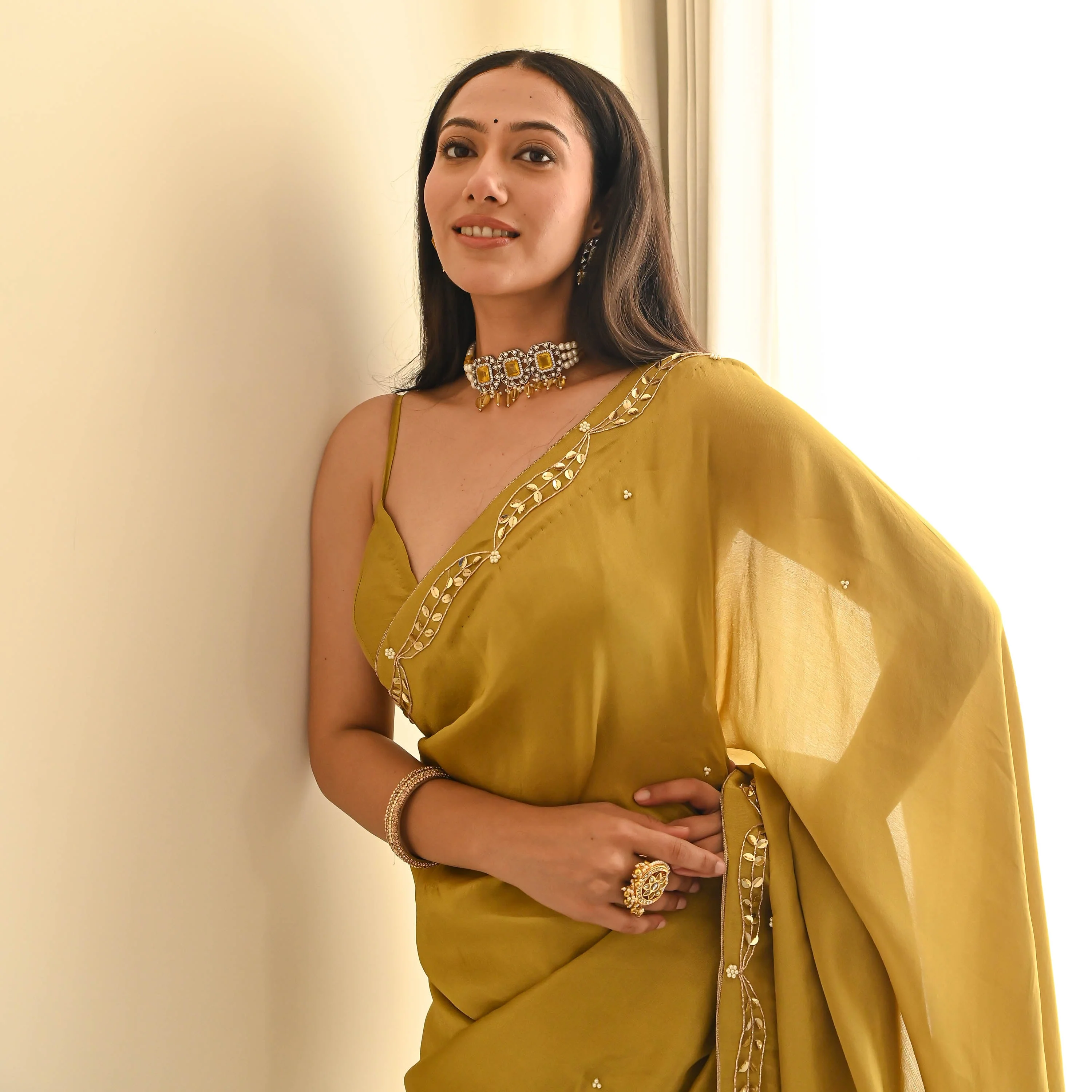 Midnight Mystique Silk Saree - Woolfily