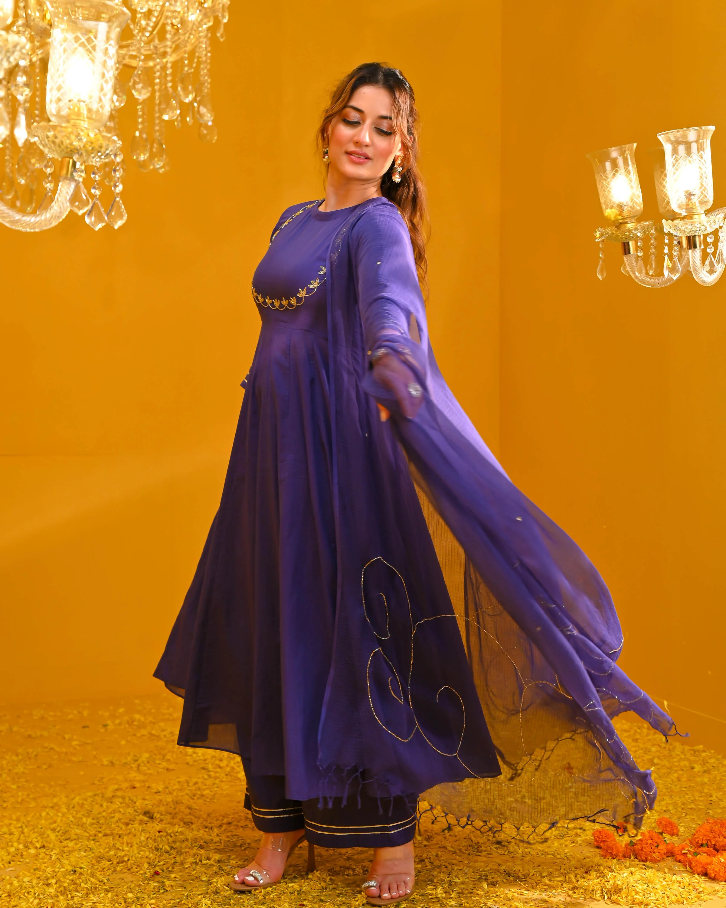 Damini Cotton Suit Set - Woolfily