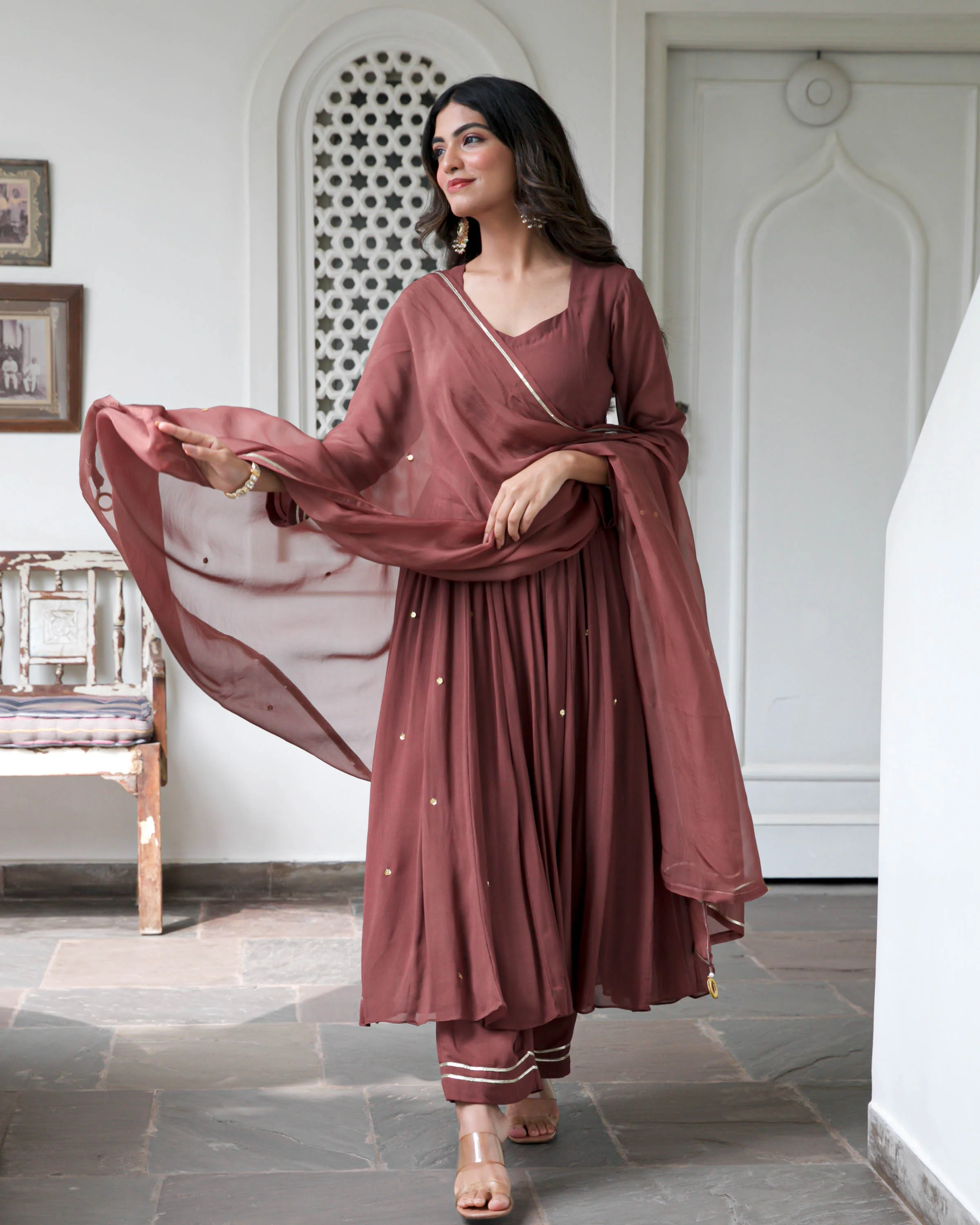 Koyal Georgette Suit Set - Woolfily