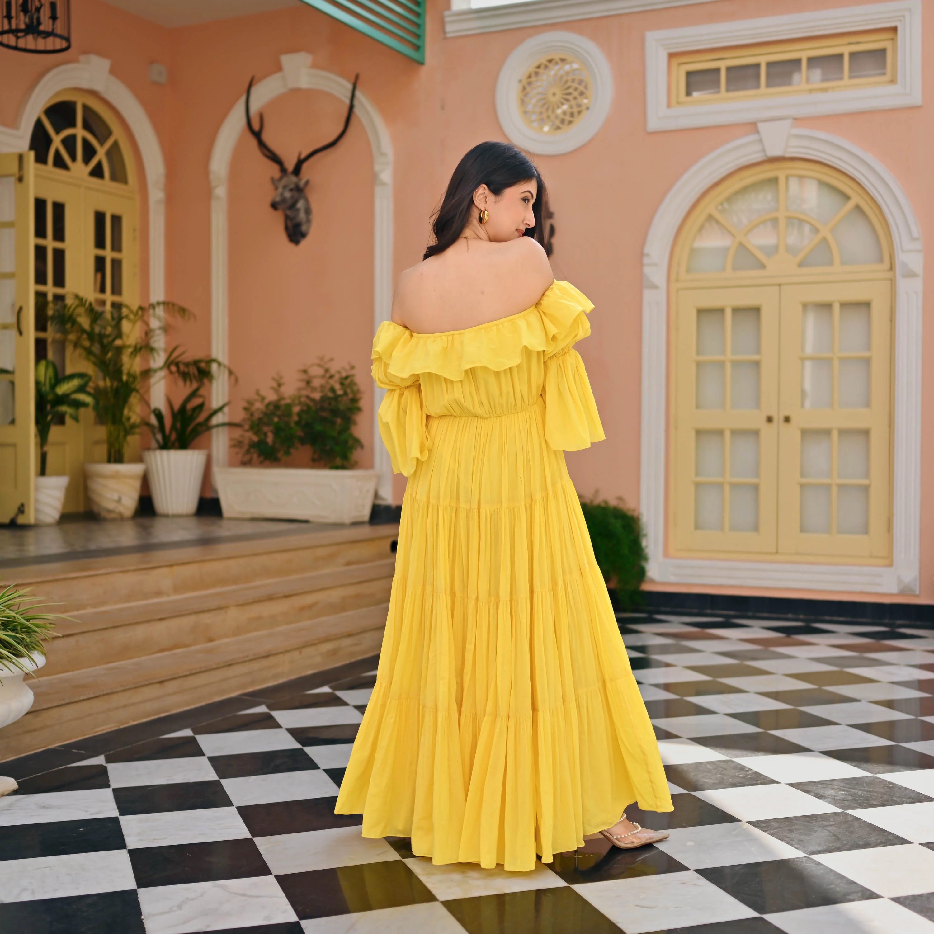 Bunaai Tropical Tango Cotton Dress - Woolfily