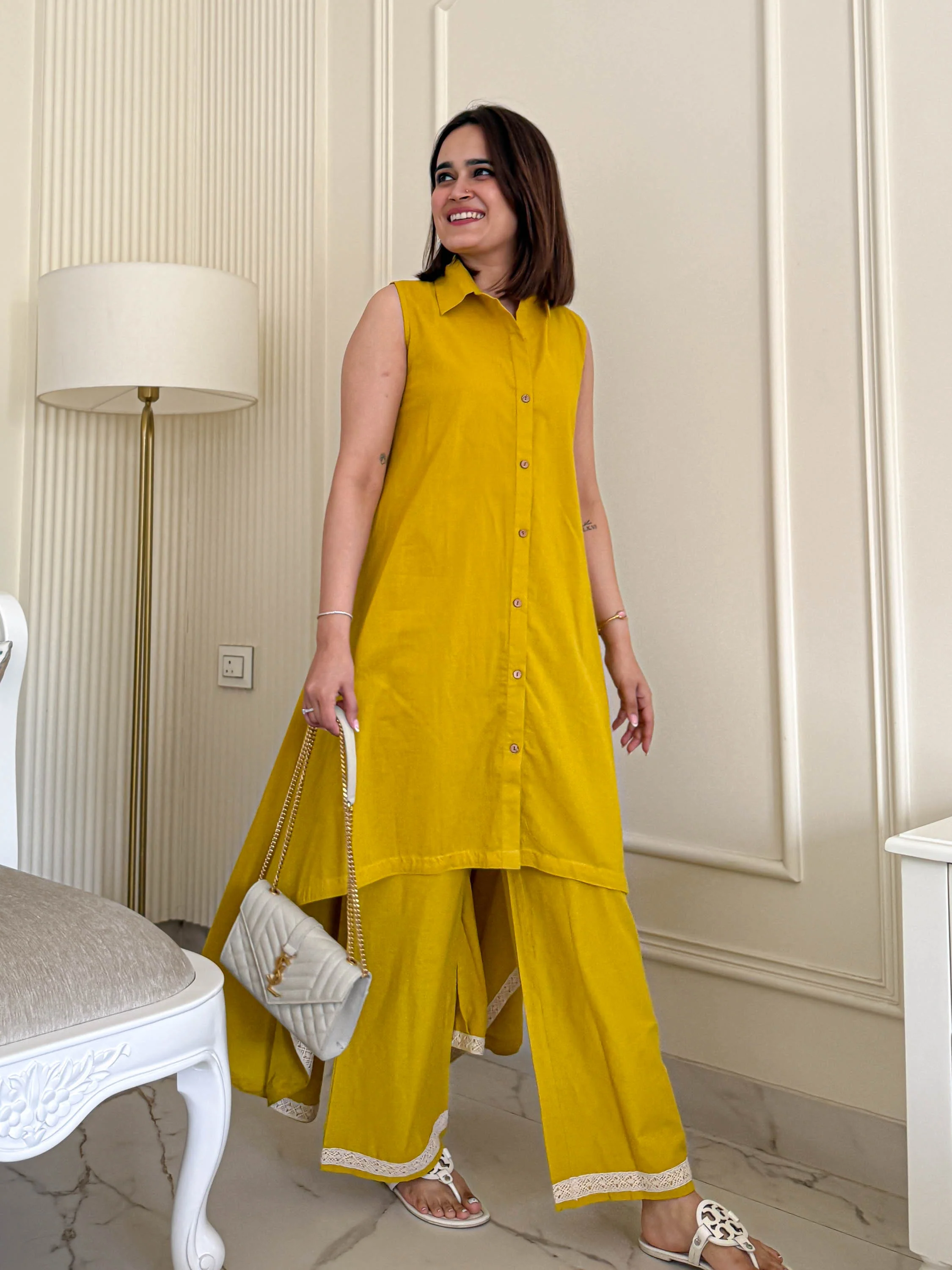 Bunaai Crisp Hour co-ord set - Woolfily