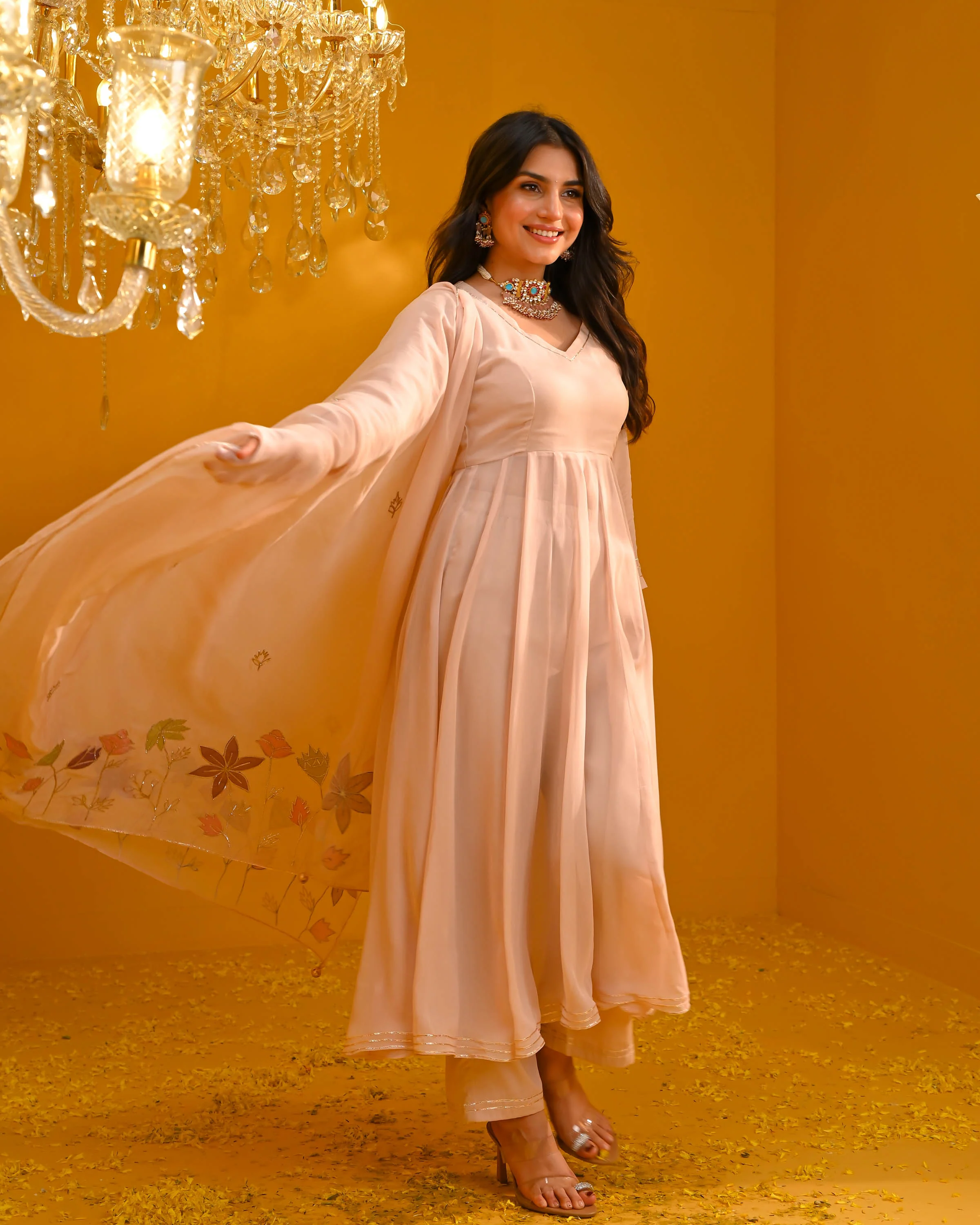 Risha Georgette Suit Set - Woolfily