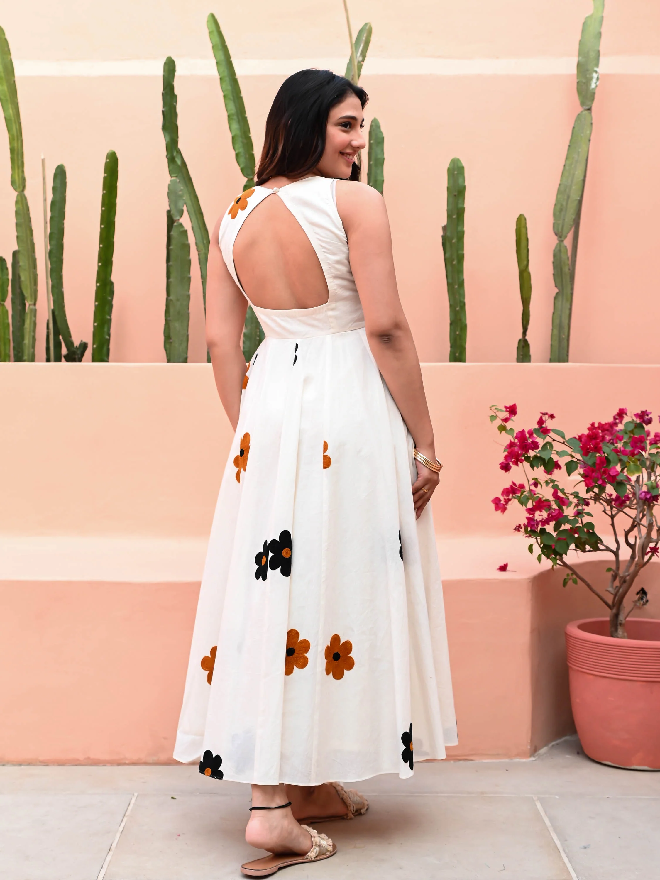 Snow White Embroidered Dress - Woolfily