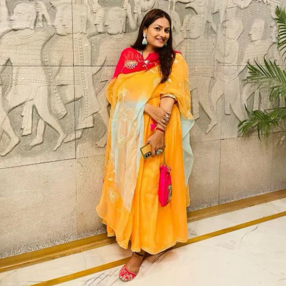 Peach Gotta Salwar Suit - Woolfily