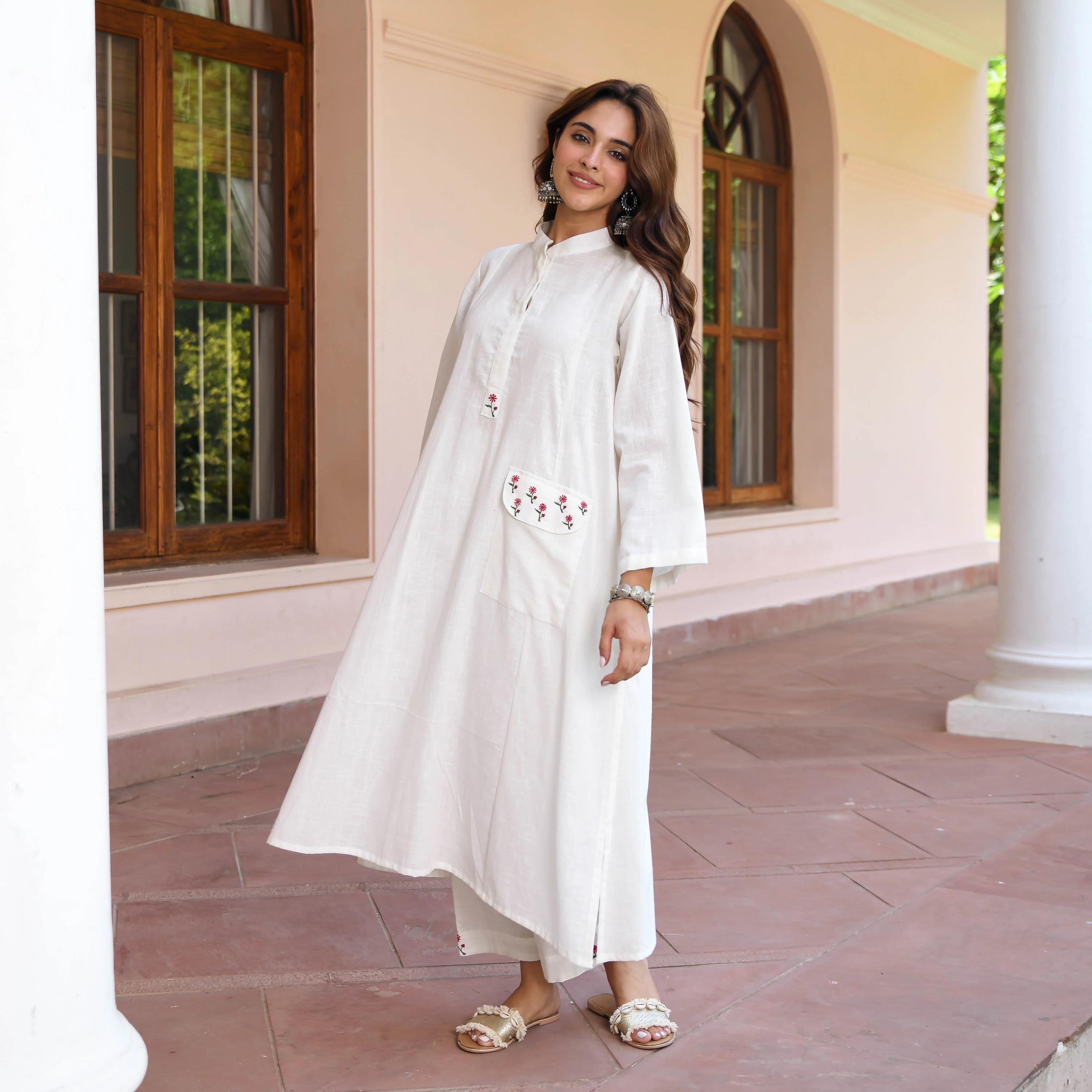 Noorani Embroidered Kurta Set - Woolfily