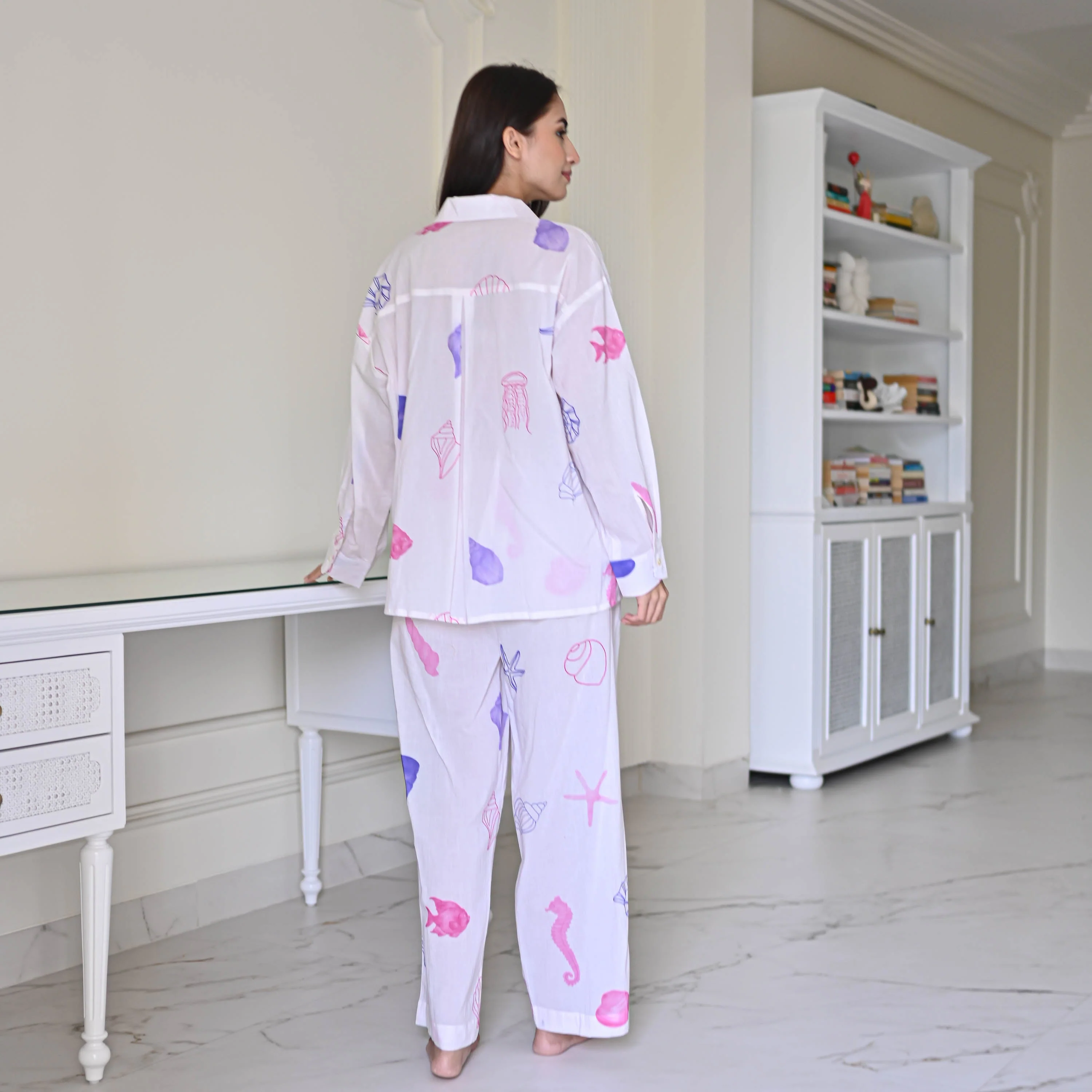 Sea Shells Pyjama Set - Woolfily