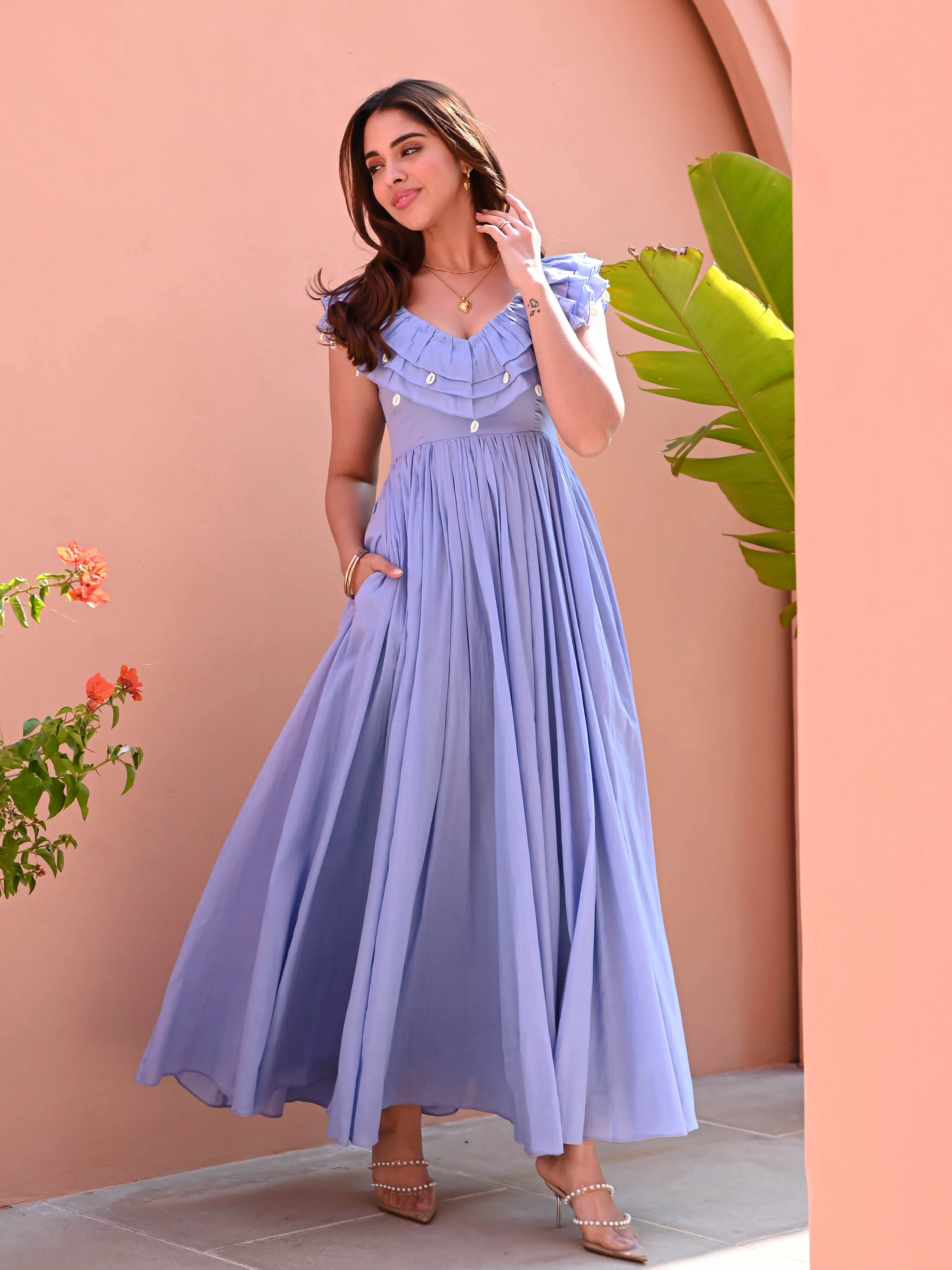 Serenity Cotton Dress - Woolfily