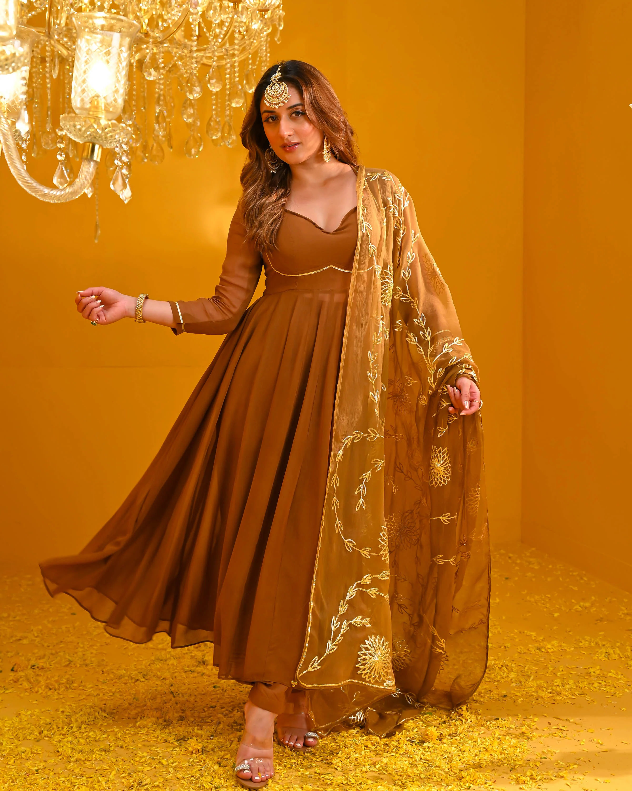 Ishani Georgette Suit Set - Woolfily