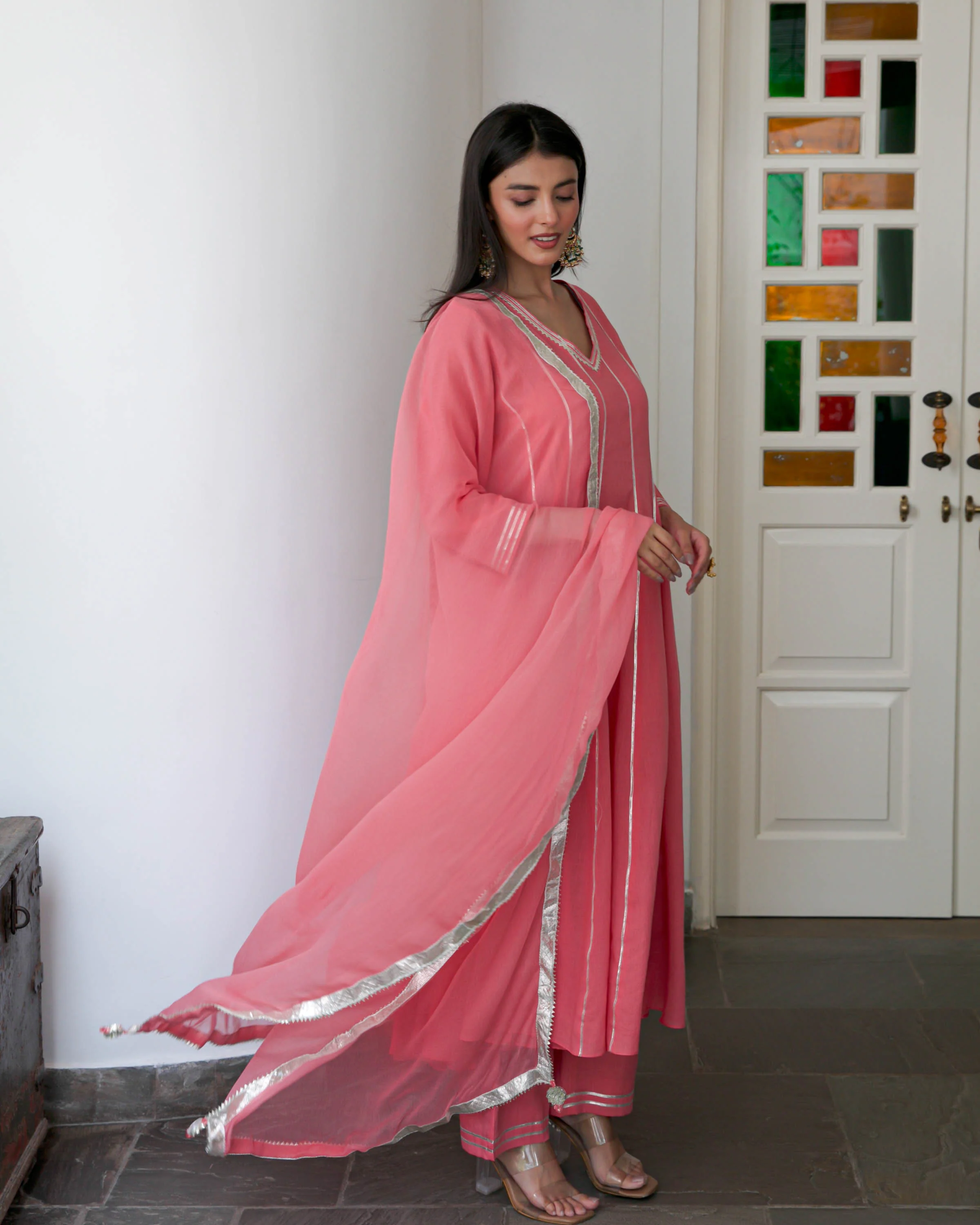 Gajri Cotton Suit Set - Woolfily