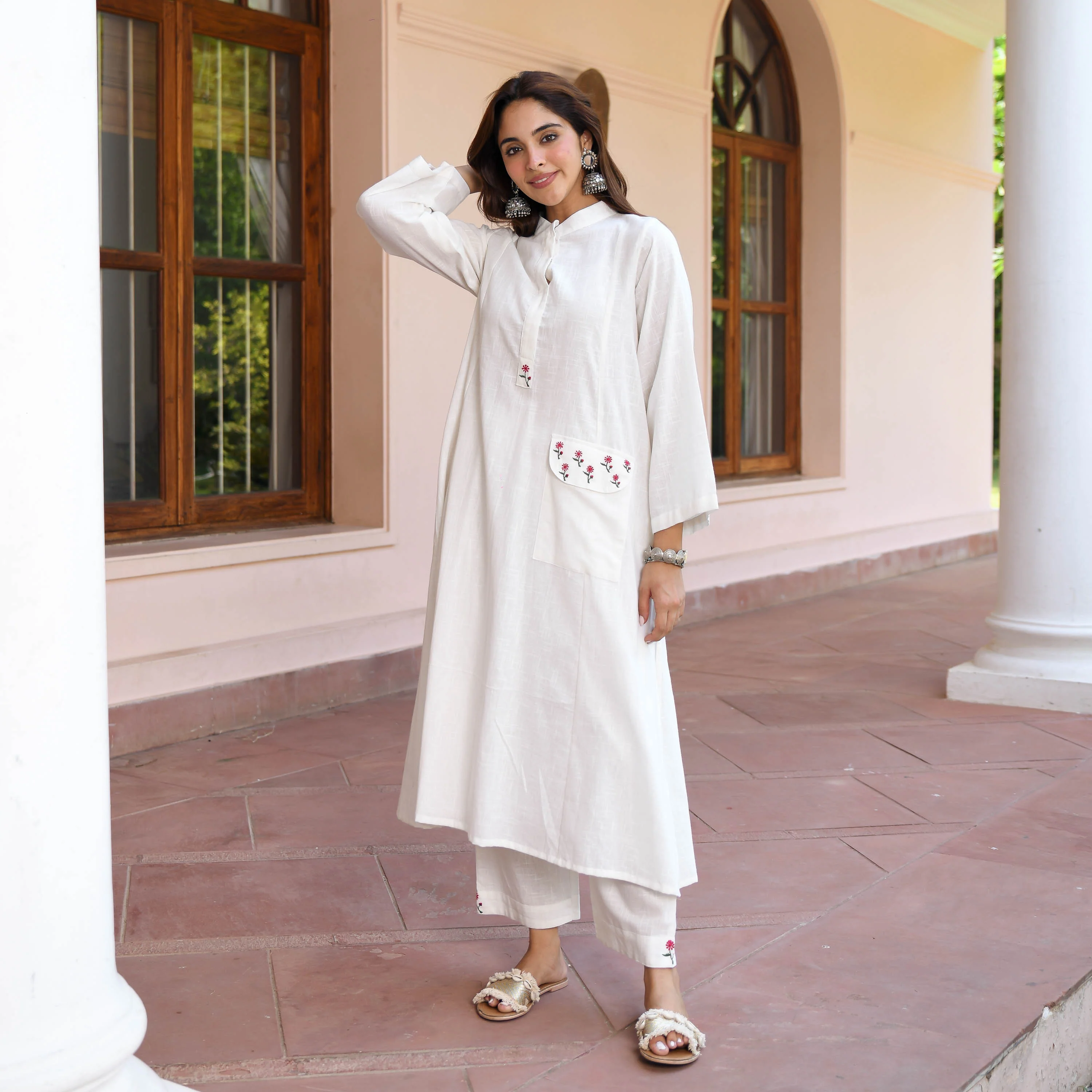 Noorani Embroidered Kurta Set - Woolfily