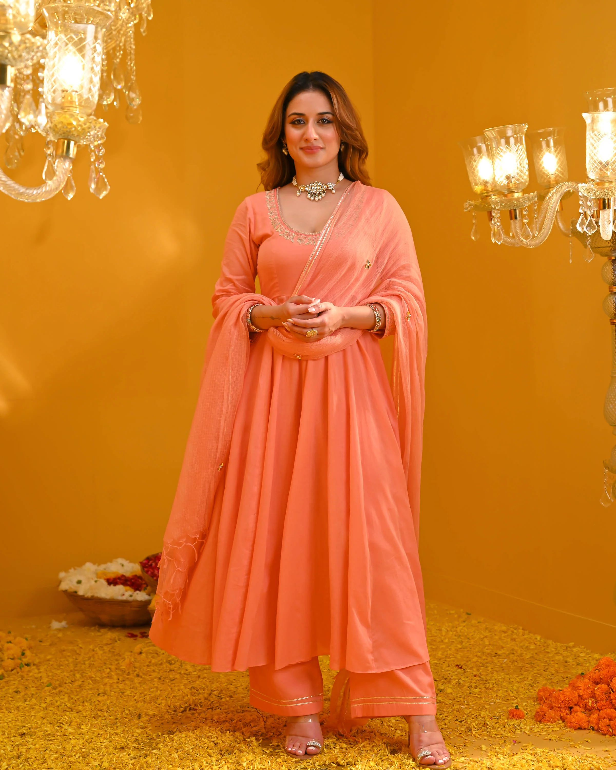 Jhanvi Cotton Suit Set - Woolfily