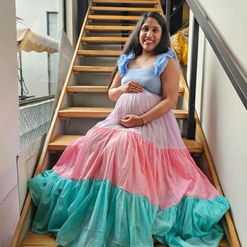 Bunaai DUSTY JADE PINK COTTON DRESS - Woolfily