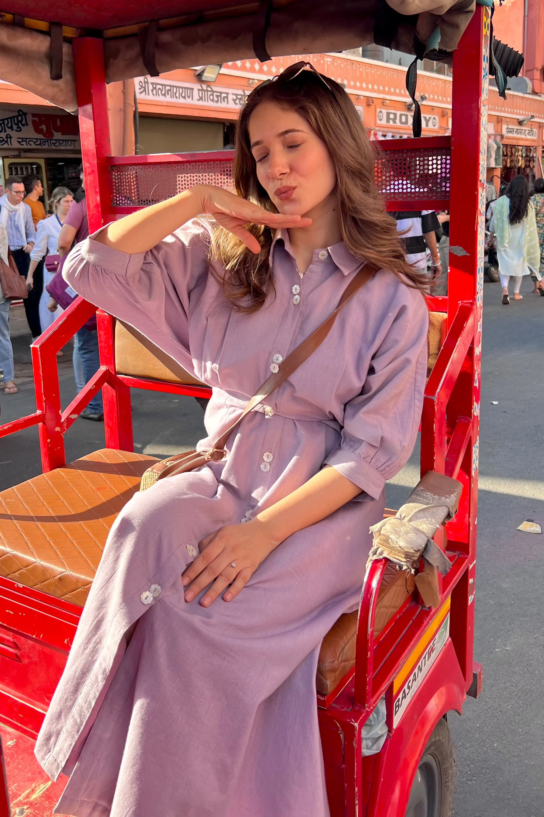 Lavender Grace Shirt Dress - Woolfily