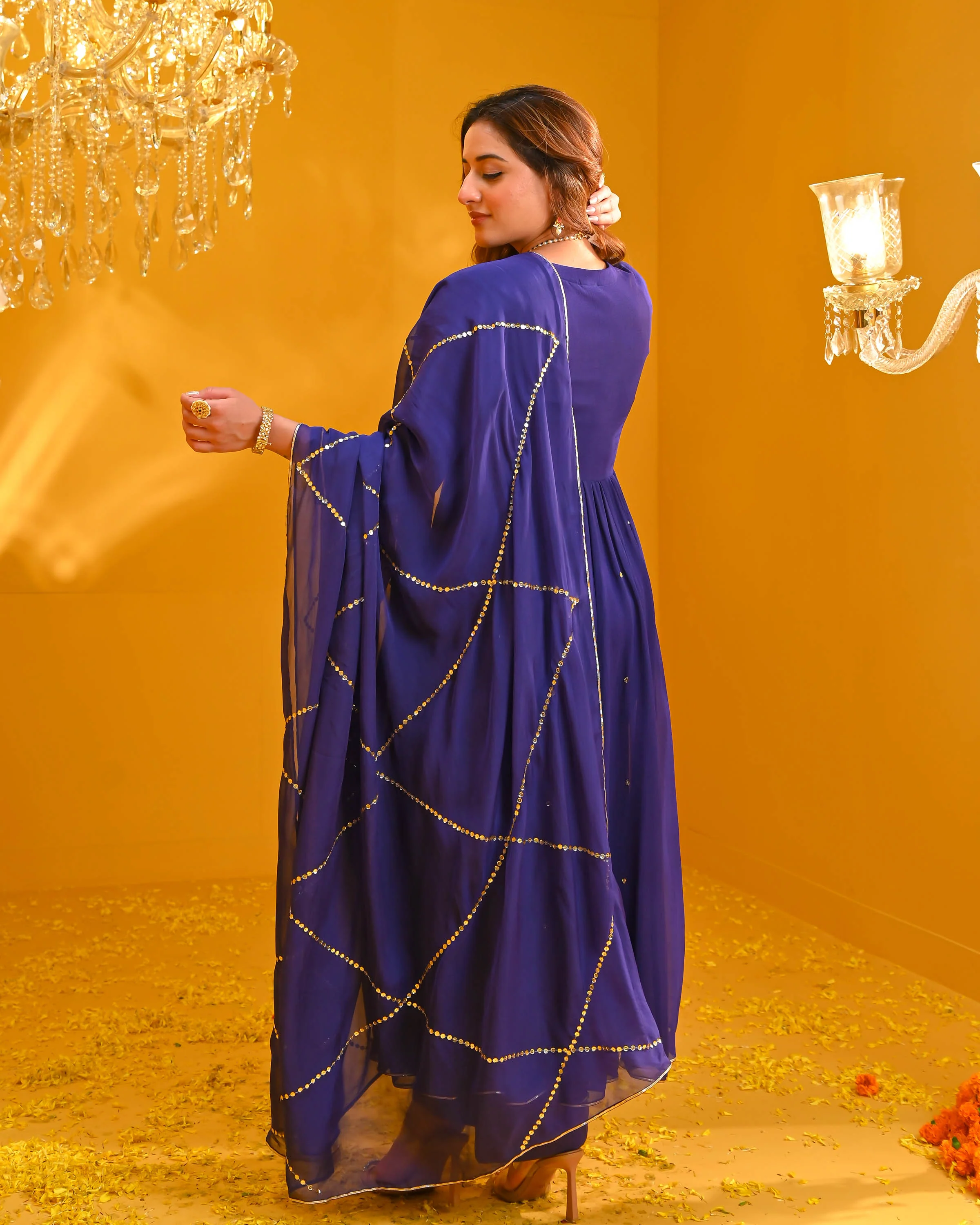 Shreya Georgette Suit Set - Woolfily